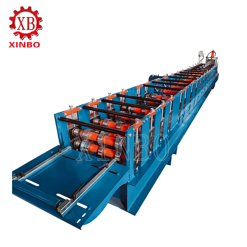 Gutter roll forming machine