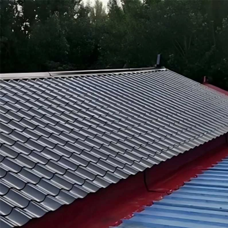 Application of glazed metal roof tiles in modern building roofing projects