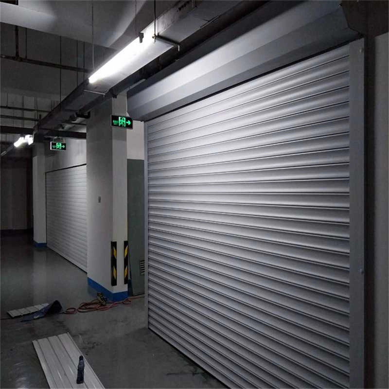 Finished metal roll shutter doors for commercial use