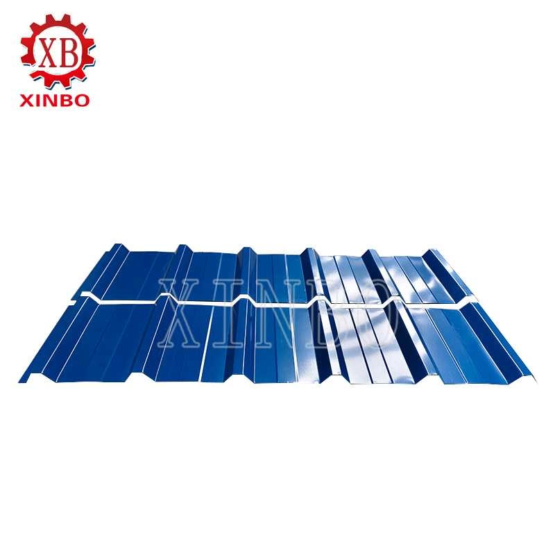 Blue metal roof sheet produced by roof sheet roll forming machine